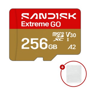샌디스크 마이크로 SD카드 256기가 익스트림 GO 블랙박스 메모리+케이스 256GB