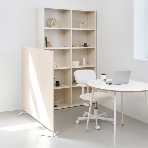 이브 스탠드 가림막 파티션 공간분리 이동식 칸막이 가벽 1200x1500mm, 그레이