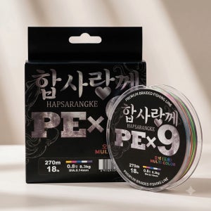 MH 합사랑께 x9 PE 270m 타이라바 지깅 에깅 합사