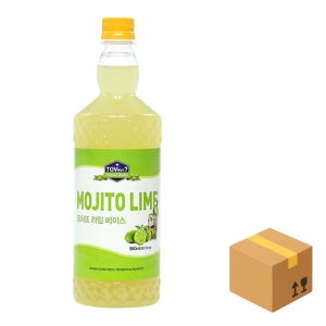 모히또 라임 시럽 에이드 칵테일 베이스 음료 대량구매 950ml, 6개