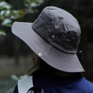 메쉬 등산모자 그레이 그늘 모자
