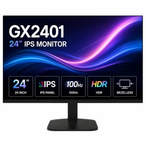 베젤리스 24인치 모니터 100Hz 무결점 FHD 와이드 모니터