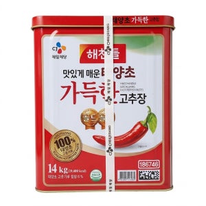 해찬들 태양초 가득한 고추장 14kg, 1개
