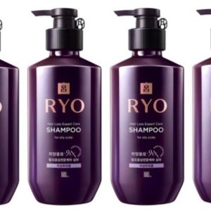 려 자양윤모 9EX 탈모증상전문케어 지성두피용 샴푸 400ml 4개 (청소포30매 2팩 발송)