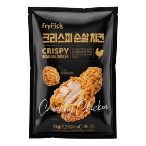 크리스피 순살 치킨 1kg 가라아게 닭다리살