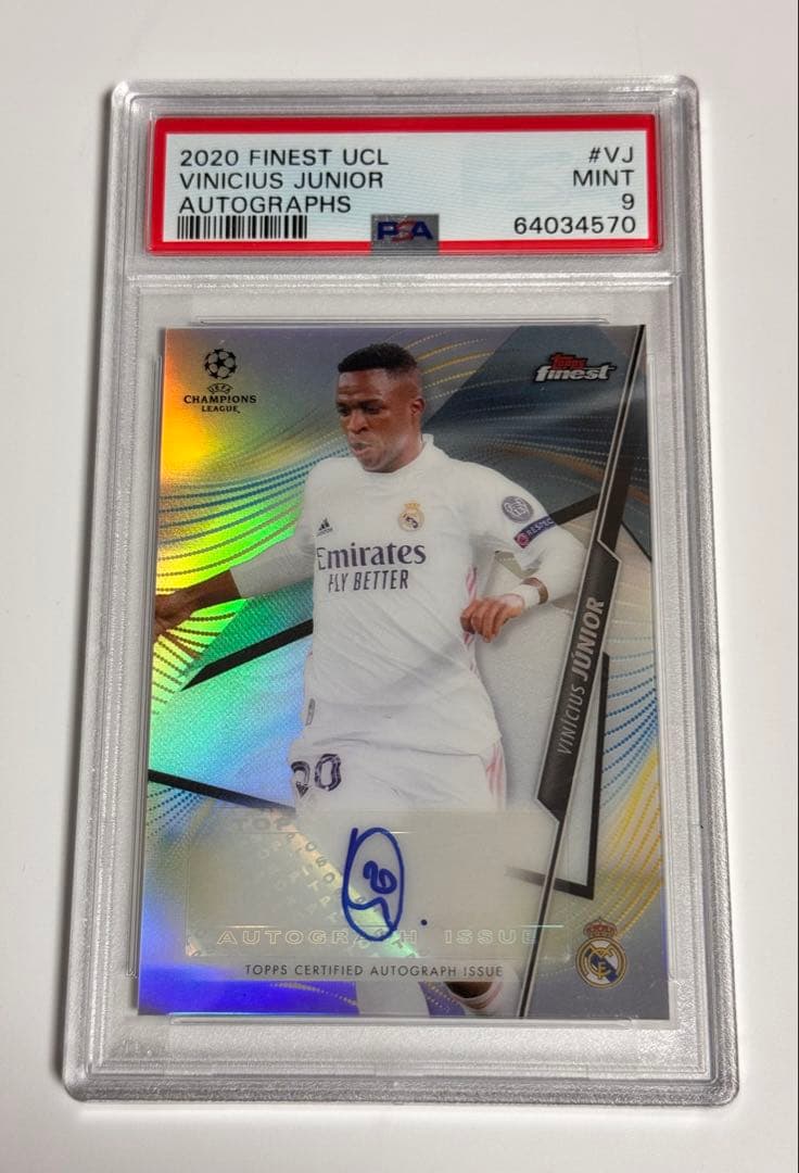 topps 비니시우스 주니올 Vinícius Júnior 친필 사인 카드