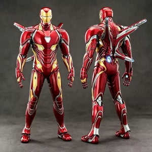 한정판 아이언맨 마크50 36cm 대형 관절 피규어 (LED 발광)