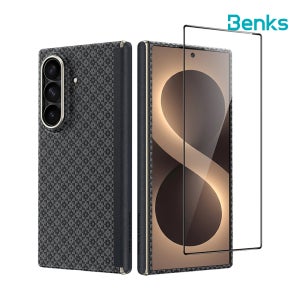 벤크스 케블라 카본 맥세이프 슬림 케이스 Combo 블랙 Air, 갤럭시 Z 폴드8 울트라