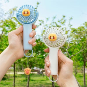 카카오프렌즈 춘식이 미니 파워 휴대용 핸디 선풍기