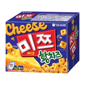 오리온 미쯔 황치즈 74g 황치즈맛 (37g x 2봉지) 1박스