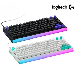 로지텍코리아 G512 X 75 게이밍 키보드 화이트 Tactile 살짝 걸리는 구분감 갈축