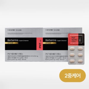 녹십자웰빙 PNT 고순도 베르베린 인텐스 500mg 실론시나몬 90정, 2개