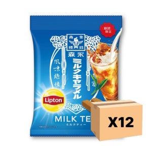 모리나가 밀크캬라멜 립톤 밀크티, 69g, 12개