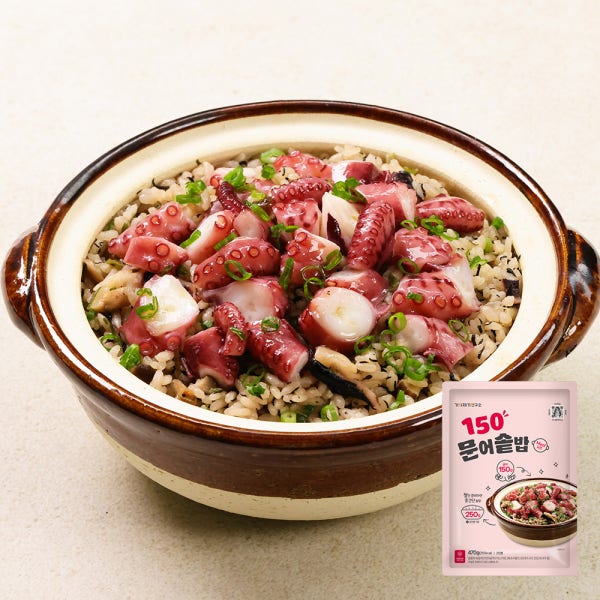 가시제거연구소 통문어살 듬뿍 넣은 150 문어솥밥 470g