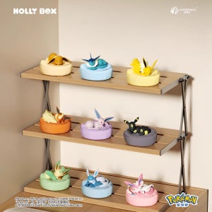 HOLLYBOX 포켓몬 이브이 피규어 블래키 피규어 잠자는자세 가챠 박스세트
