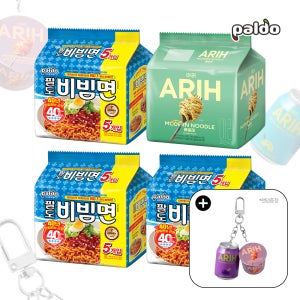 [키링 증정]팔도 비빔면15입+신제품 ARIH 봉골레4입