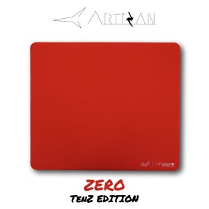 아티산 FX 제로 텐즈 에디션 게이밍 마우스 패드 Artisan Zero TenZ 레드