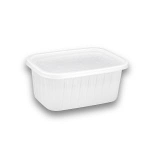 FP 밀폐 죽용기 특대 반투명 1250ml 500개입 뚜껑포함 배달포장용