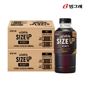빙그레 아카페라 사이즈업 벤티 아메리카노, 600ml, 48개