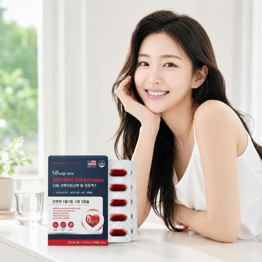 딥씨 코엔자임 큐텐 비 컴플렉스 1050mg x 60캡슐, 1개