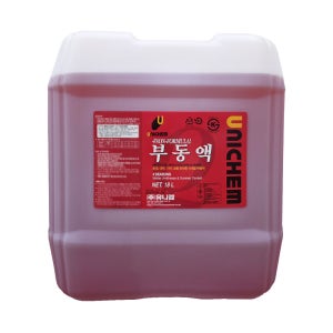 유니켐 사계절 차량 부동액 자동차 냉각수 적색, 18L, 1개