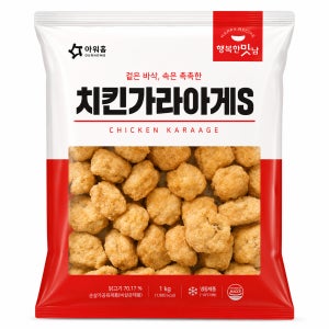 아워홈 치킨가라아게S 1kg, 10개