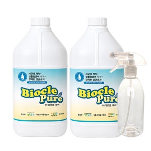 바이오클 퓨어 4리터x2개 (빈용기500ml)