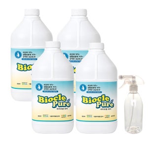 바이오클 퓨어 4리터x4개 (빈용기500ml)