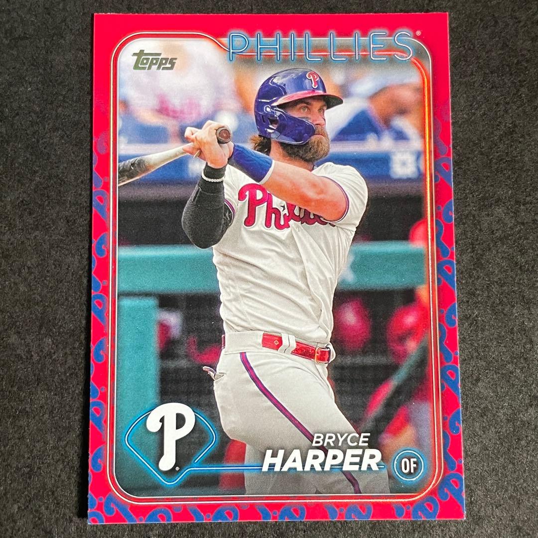 브라이스 하퍼 2024 Topps Series 1 팀 로고 카드