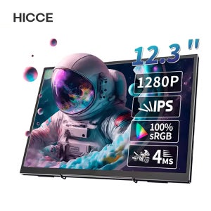 12.3인치 휴대용 모니터 1280P IPS 고해상도 내장 스피커 PS5 스위치 노트북