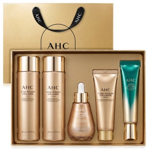 AHC 기초 화장품 5종 쇼핑백 콜라겐 아이크림 여성 스킨로션 앰플 엄마 명절 선물세트