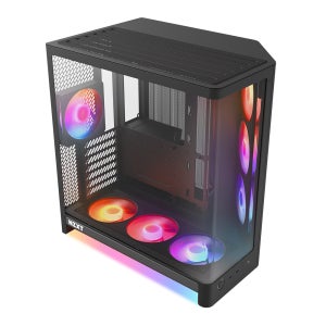 NZXT H6 RGB+ 듀얼 챔버 구조로 더 깔끔한 내부공간 (DHCNC)