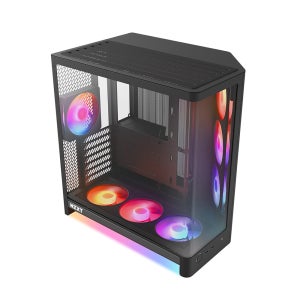 NZXT H6 RGB PLUS 블랙 / 화이트 미들타워케이스 PC케이스