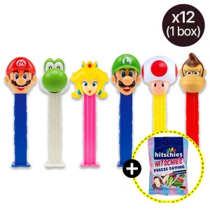 페즈 PEZ 사탕 디스펜서 렌덤발송 닌텐도 히치스드림, 17g, 12개
