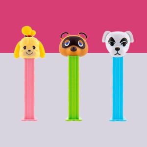 페즈 PEZ 사탕 디스펜서 렌덤발송 동물의숲, 17g, 1개