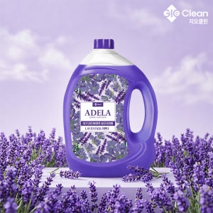 지오클린 아델라 섬유유연제 라벤더향 2.5L 4개 탈취케어