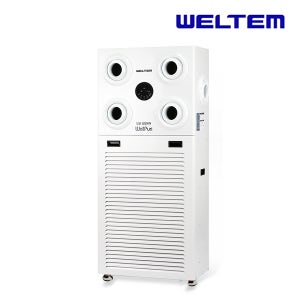 웰템 산업용 이동식 살균 공기청정기 WAP-100 /280㎡ 대용량 H13 업소용 공장 미세먼지 강당 물류창고 대형