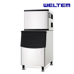웰템 대용량 업소용 제빙기 WIC-300 / 1일 315kg 카페 상업용 식당 자동 고속 영화관 공사현장 행사장