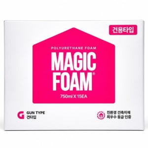 오성우레탄 폼 건용폼 건축용 방수제품 750ML 박스판매-15개입