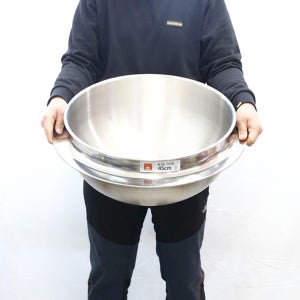 국산 통3중 스텐 대형 가마솥 (뚜껑포함) 스테인레스 가마솥 45cm