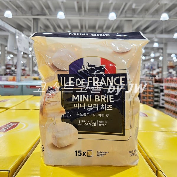 코스트코 미니 브리 치즈 일드 프랑스 샐러드 간식 파티 캠핑 맥주 와인 안주 부드러운 치즈