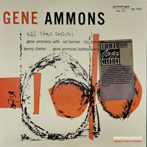 [미개봉] Gene Ammons - All Star Sessions (Prestige 7050) (Ft. Lou Donaldson, Art Farmer)