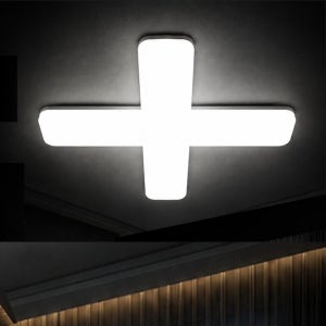LED십자등 120W 거실 큰방 사무실 매장 플리커프리제품 KS