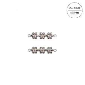써지컬 꽃송이 펜던트 / 써지컬스틸 참 목걸이 팔찌 악세사리 DIY 비즈공예재료 장식