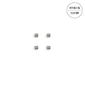 써지컬 와이어코일 펜던트 / 써지컬스틸 참 목걸이 팔찌 악세사리 DIY 비즈공예재료 장식