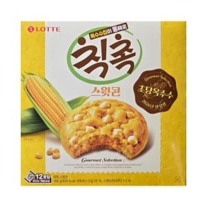 롯데 칙촉 스윗콘 초당옥수수 180g 12봉입 2026년 한정판