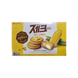 롯데 제크 샌드 골든 콘버터 초당옥수수 223g 6봉입 2026년 한정판