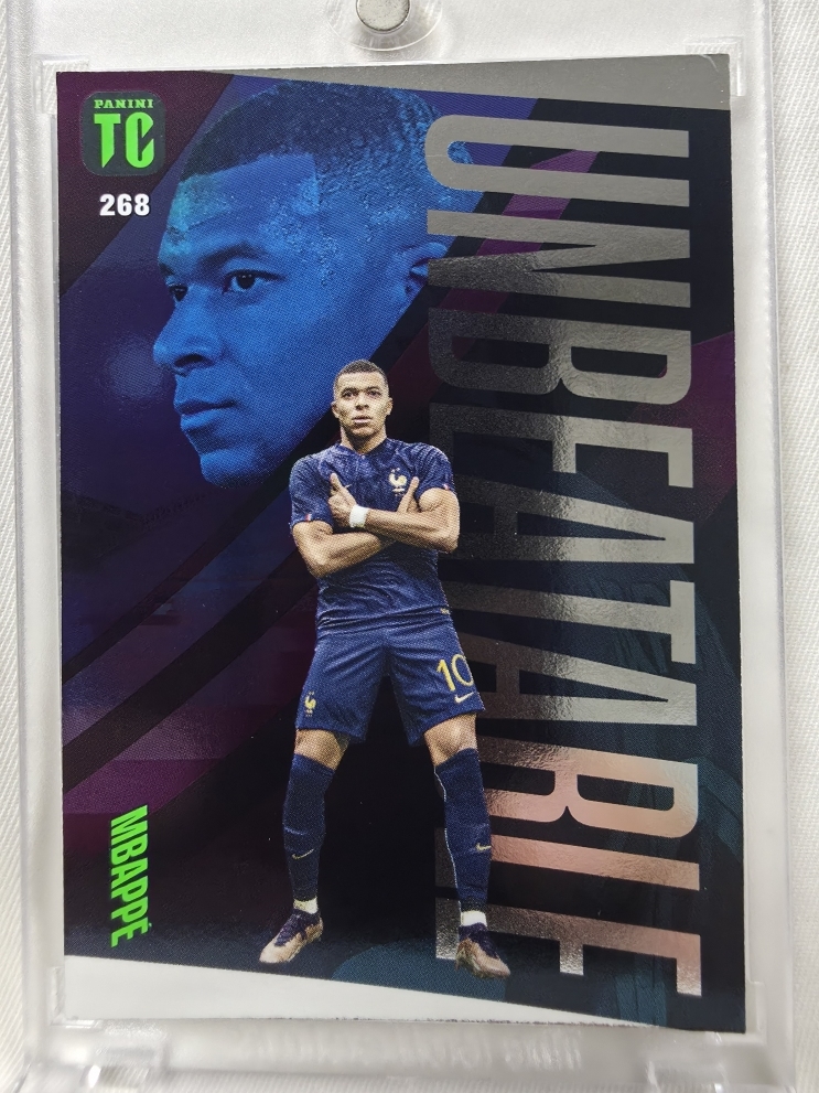 2024 PANINI TOP CLASS 파니니 탑 클래스 NO 268 킬리안 음바페 UNBEATABLE 프랑스 축구 스포츠 포토 카드 MT