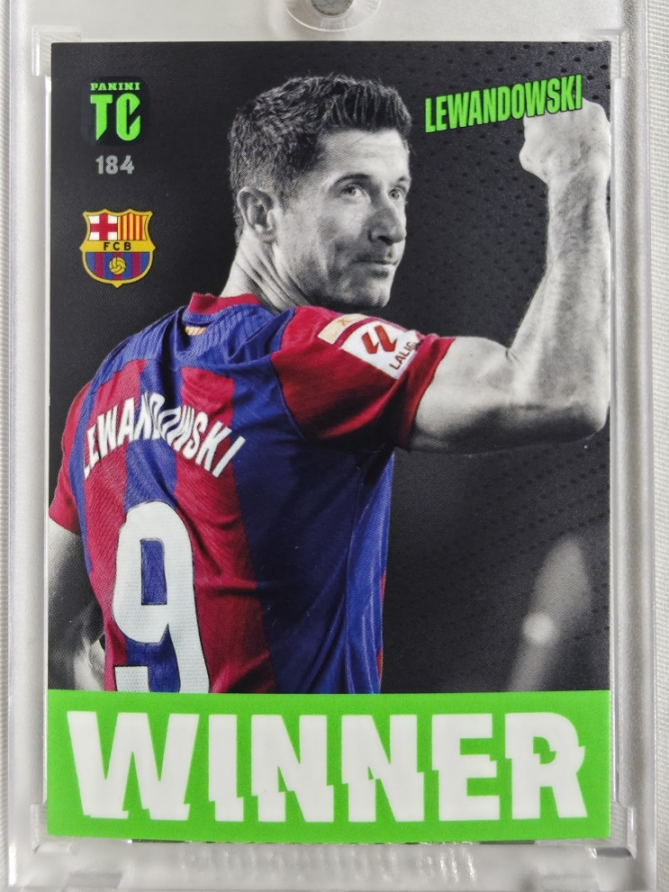 2024 PANINI TOP CLASS 파니니 탑 클래스 NO 184 로베르트 레반도프스키 WINNER 축구 스포츠 포토 카드 MT