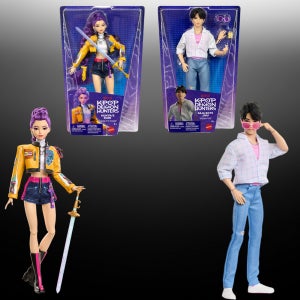케데헌 굿즈 KPOP 데몬헌터스 코어 패션돌 루미 + 진우 인형 피규어 정식 라이선스 굿즈